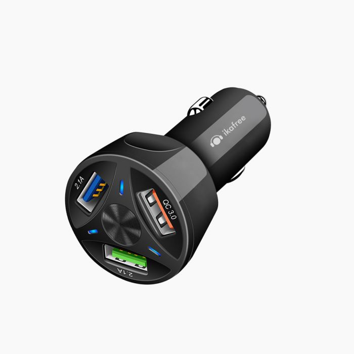 Car Charger 3 USB Fast Port