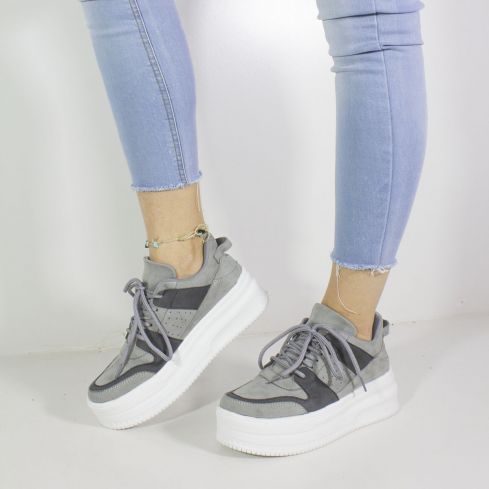 Zapatilla 1051 Gris - Stock