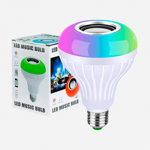 Foco Led Bluetooth Altavoz Colores Fiesta